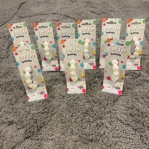 Chuckle & Roar POP It Bands Sensory Fidget Bands - White (Pack of 9)